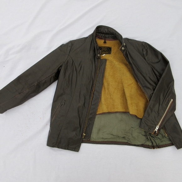 Vintage 1960's 1970's Cafe Racer Leather Jacket - Picture 2 of 8